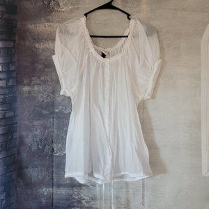 Sonoma 100% Cotton White Blouse